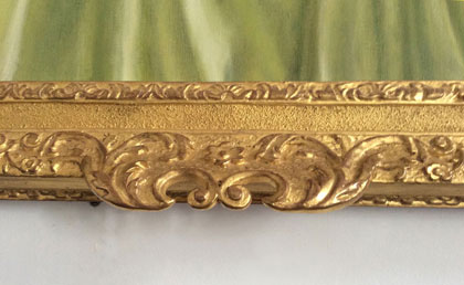 Detail of lower edge