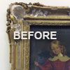 Frame restoration before treatment